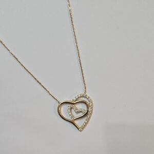 Gold 14k Heart Pendant Necklace